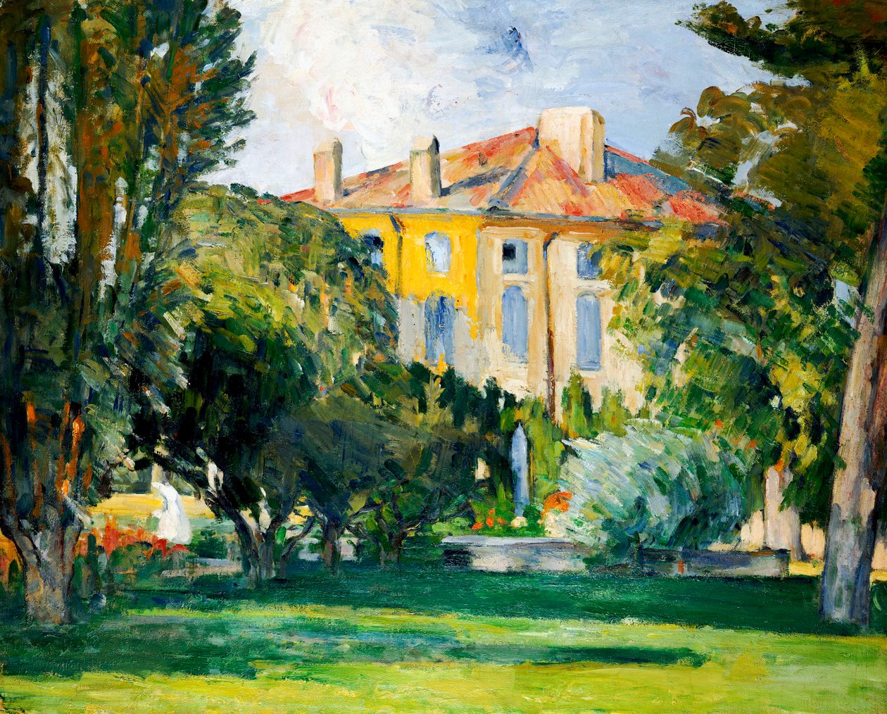 La Casa en Jas de Bouffan de Paul Cézanne