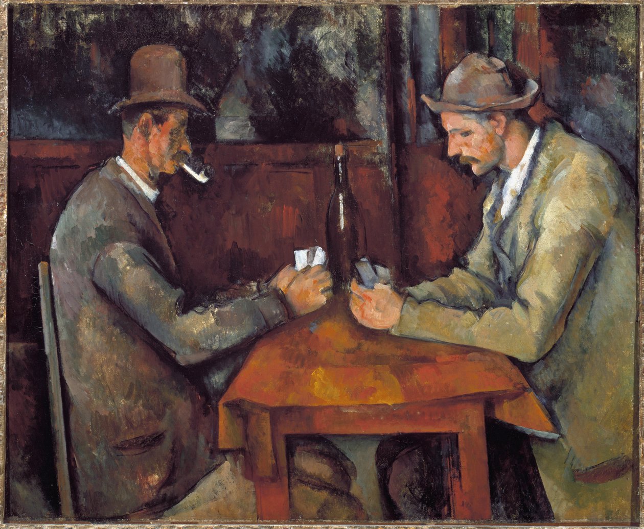Los jugadores de cartas de Paul Cézanne