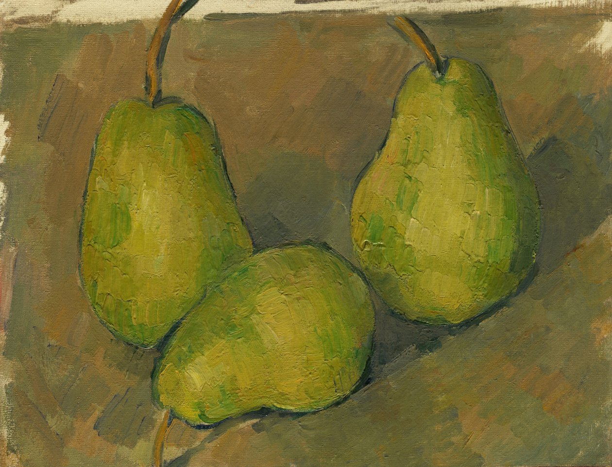 Tres Peras de Paul Cézanne