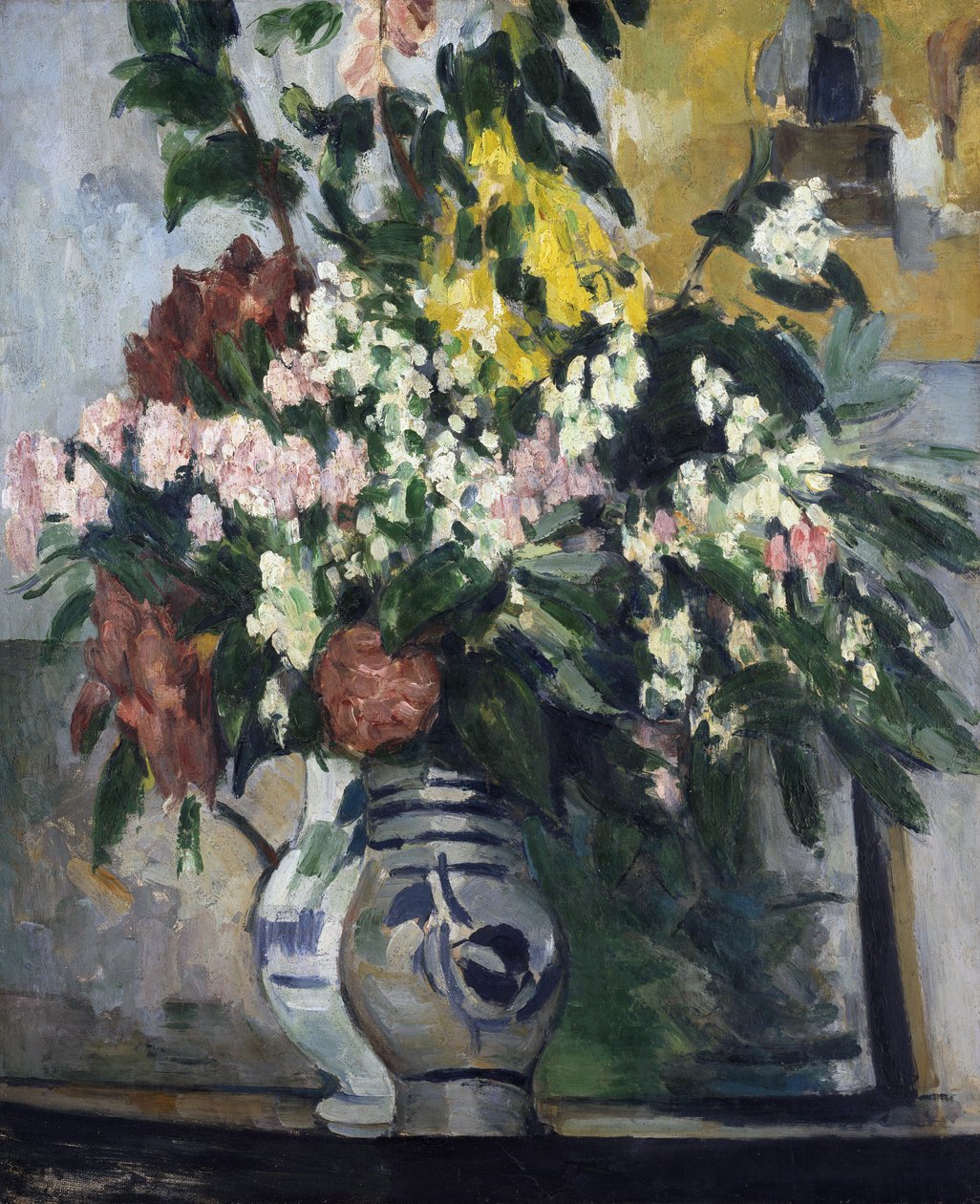 Dos jarrones de flores, c.1877 de Paul Cézanne