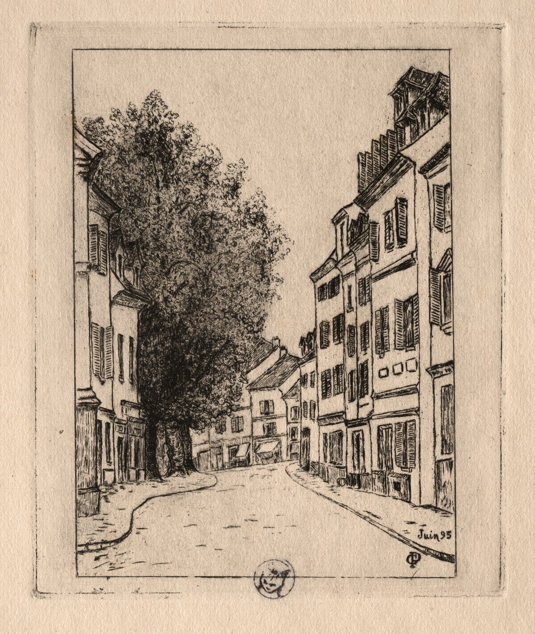 Six Etchings: Notre Dame, Pontoise de Paul Gachet