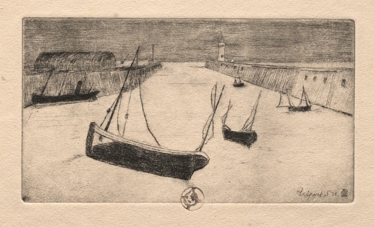 Six Etchings: Tréport de Paul Gachet