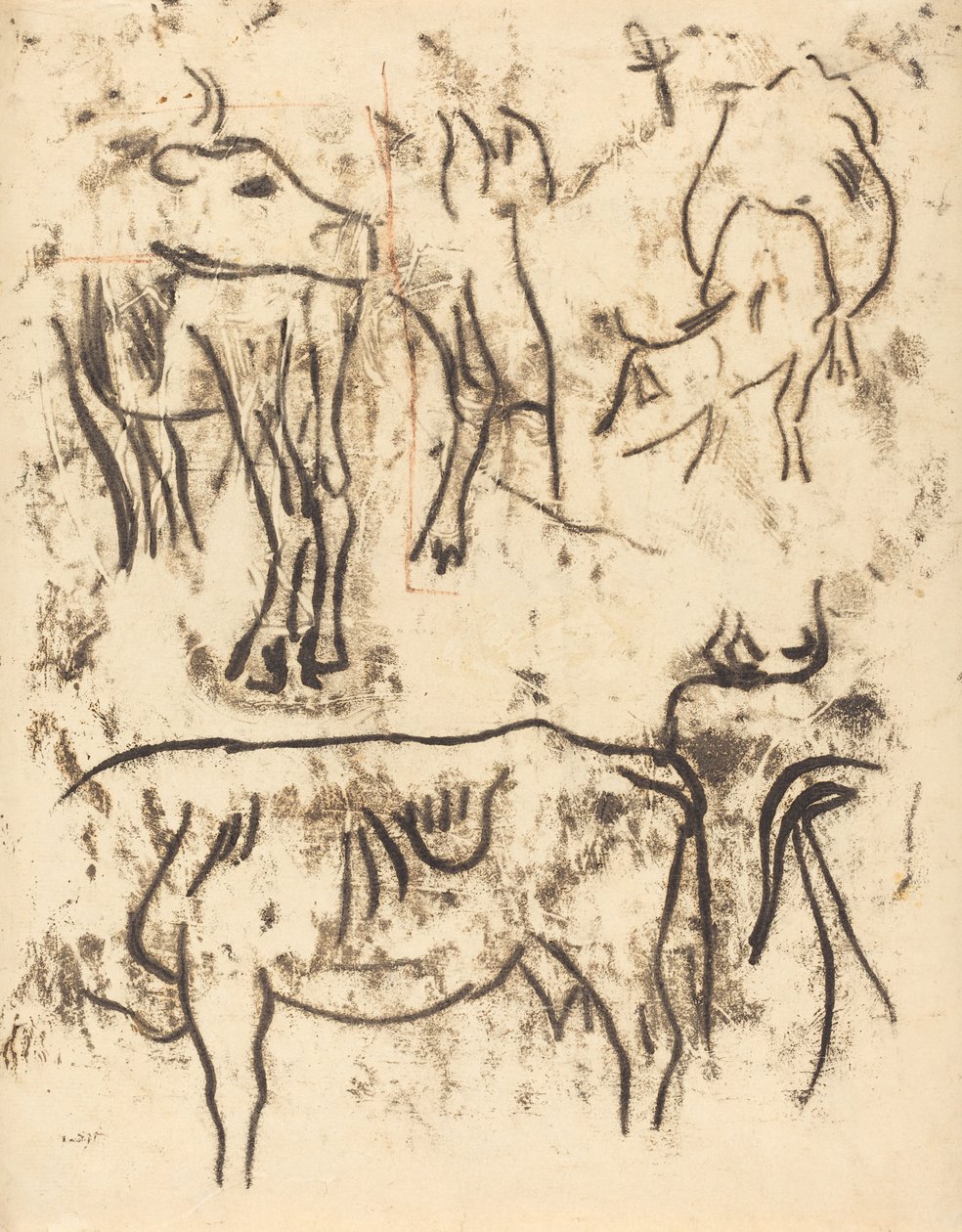 Estudios de animales de Paul Gauguin