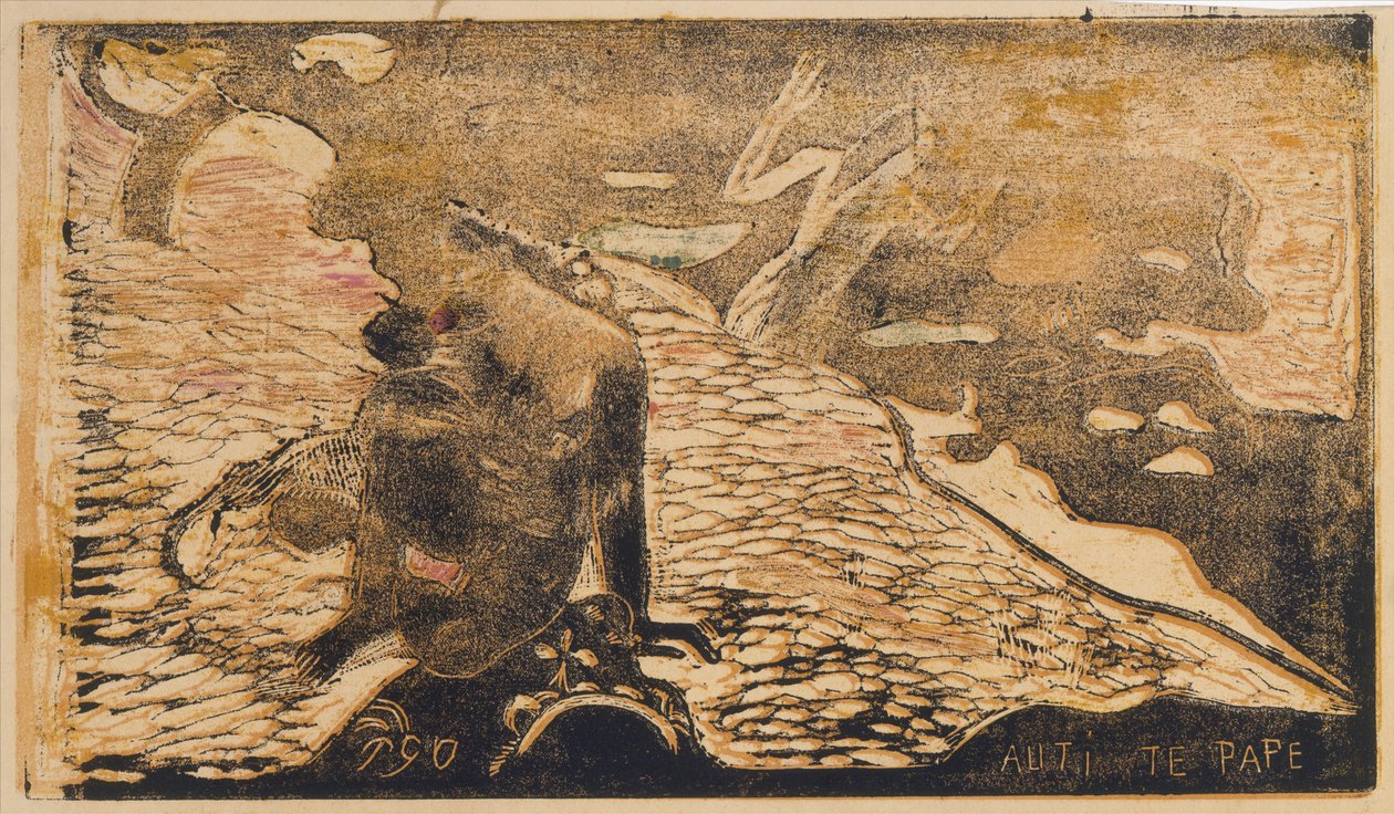 Auti Te Pape, 1893-94 de Paul Gauguin