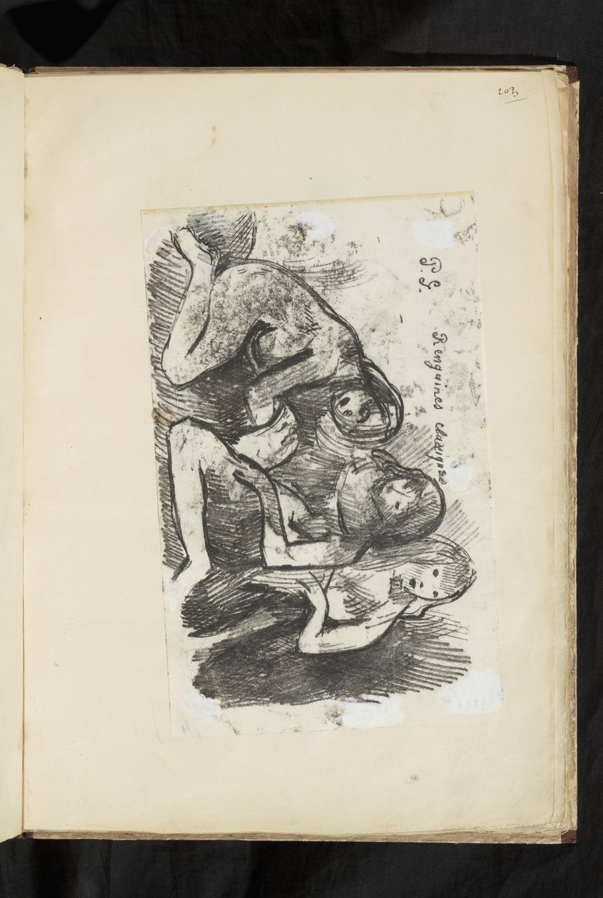 Avant et après - Fragmento de la Natividad de Paul Gauguin