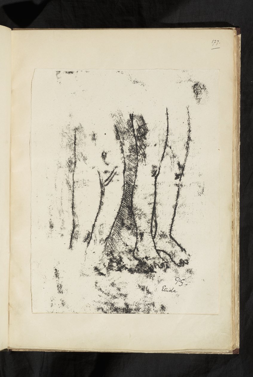 Avant et après - Estudio de piernas de Paul Gauguin