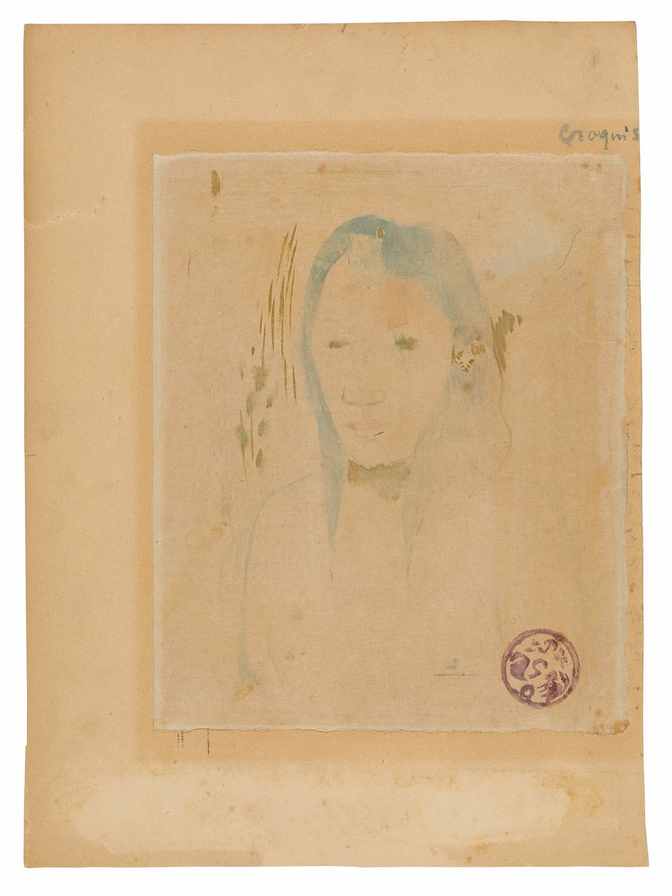 Busto de una mujer tahitiana de Paul Gauguin
