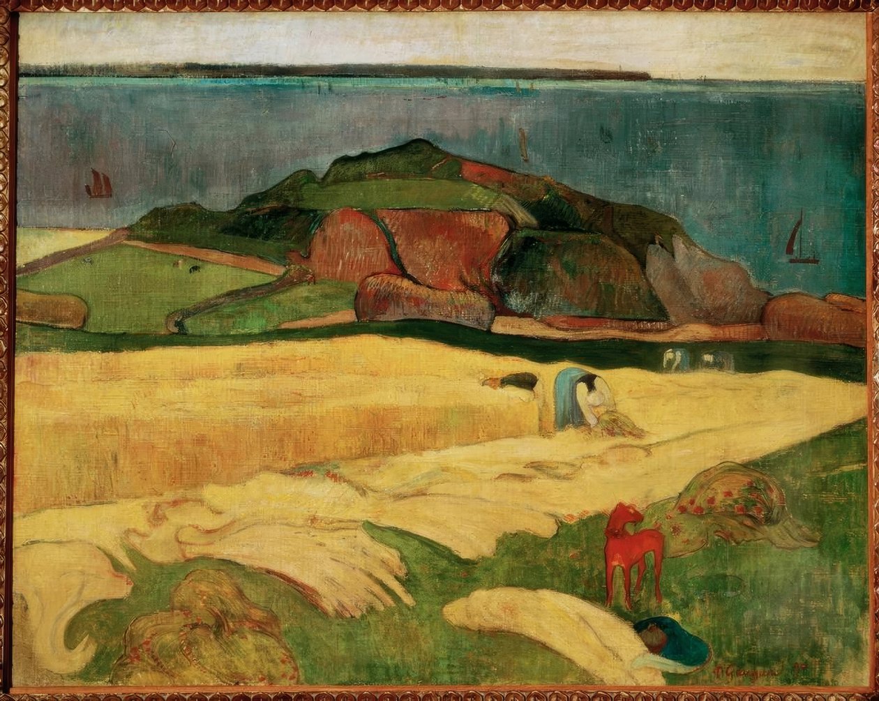 La cosecha en el mar: Le Pouldu de Paul Gauguin