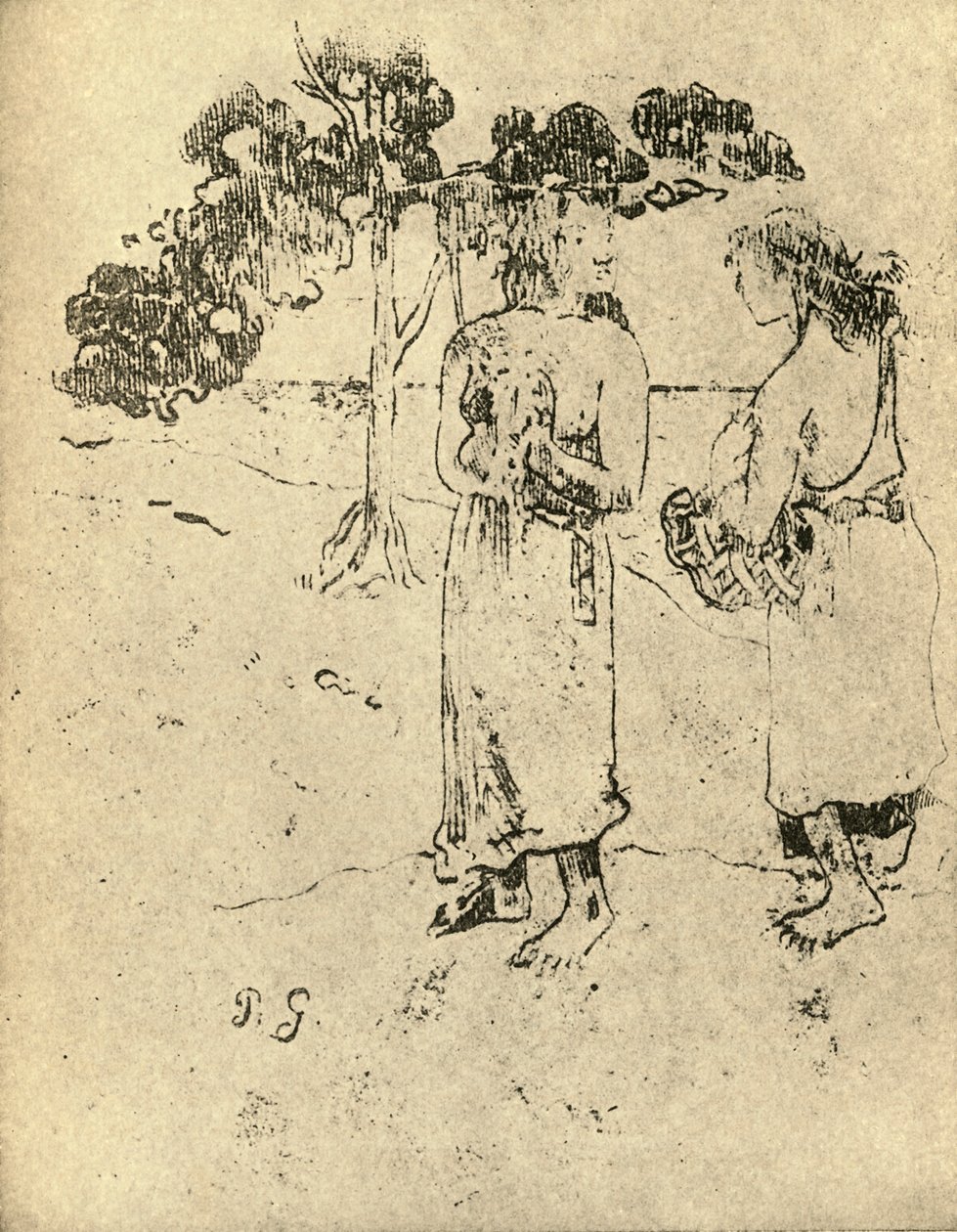 Dibujo de Paul Gauguin