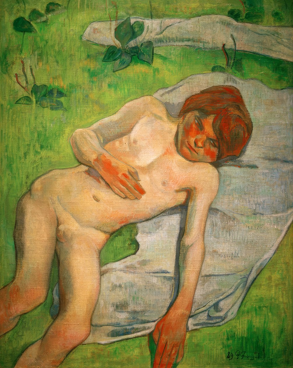 Un niño bretón de Paul Gauguin