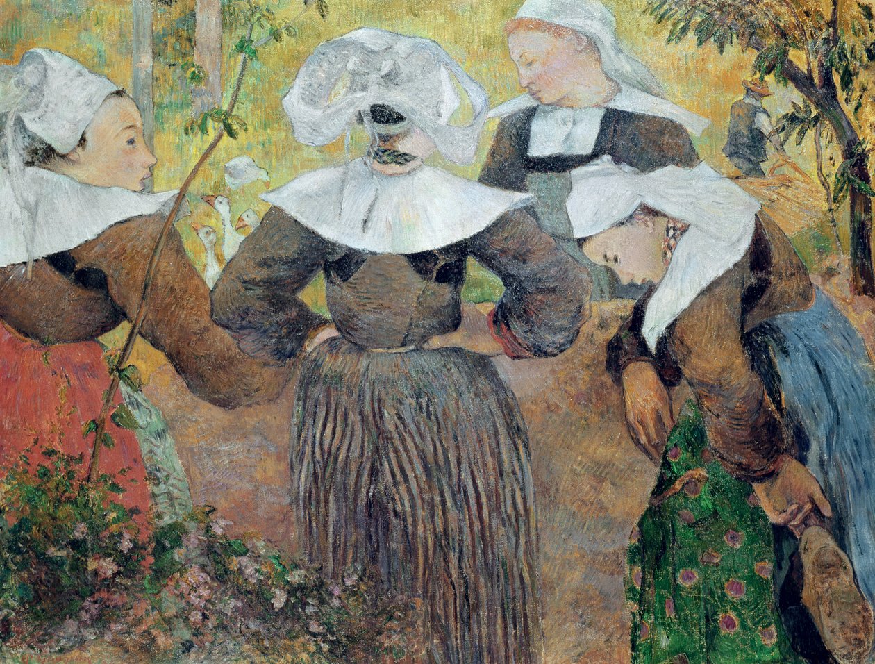 Cuatro mujeres bretonas, 1886 de Paul Gauguin