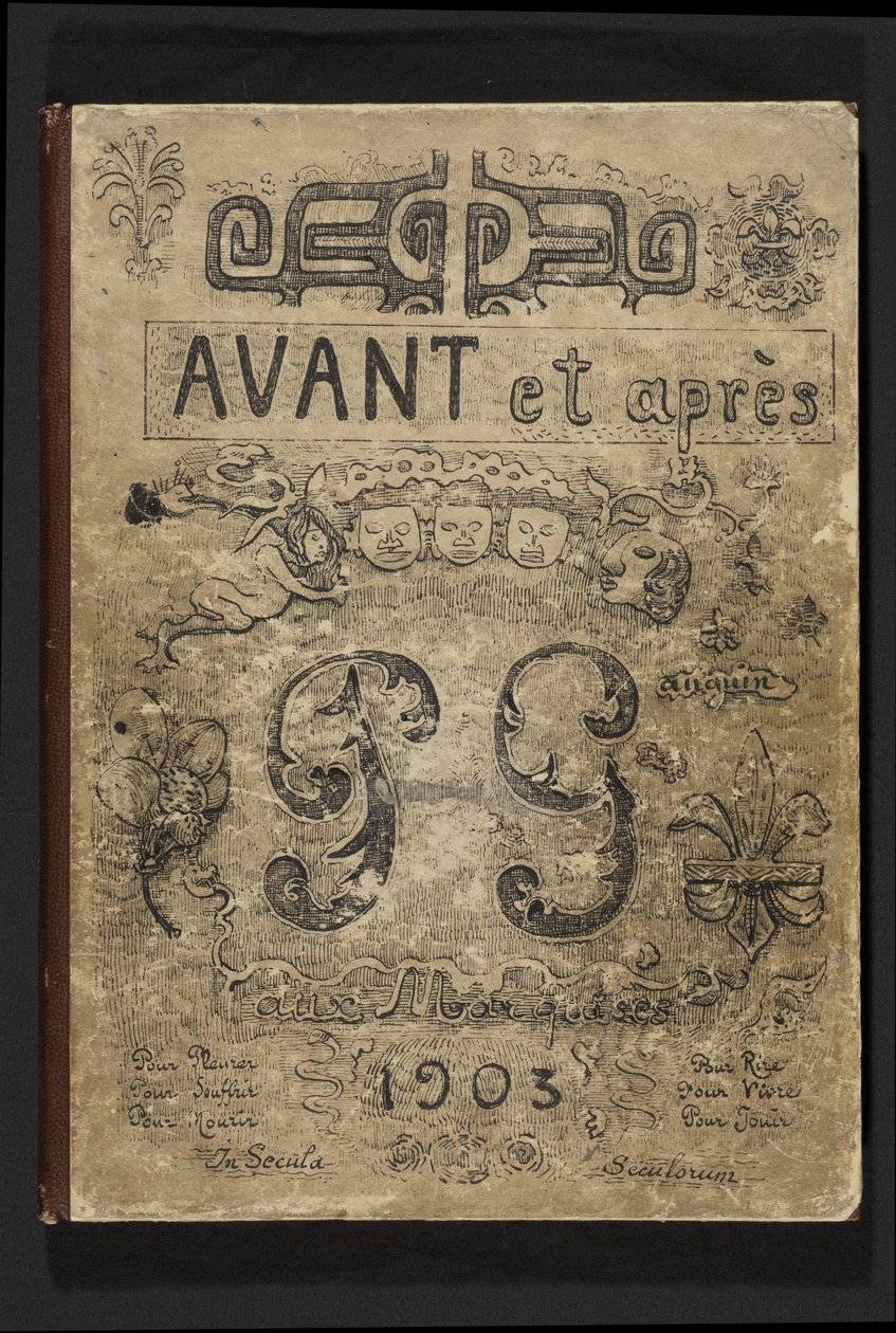 Portada de Avant et après de Paul Gauguin