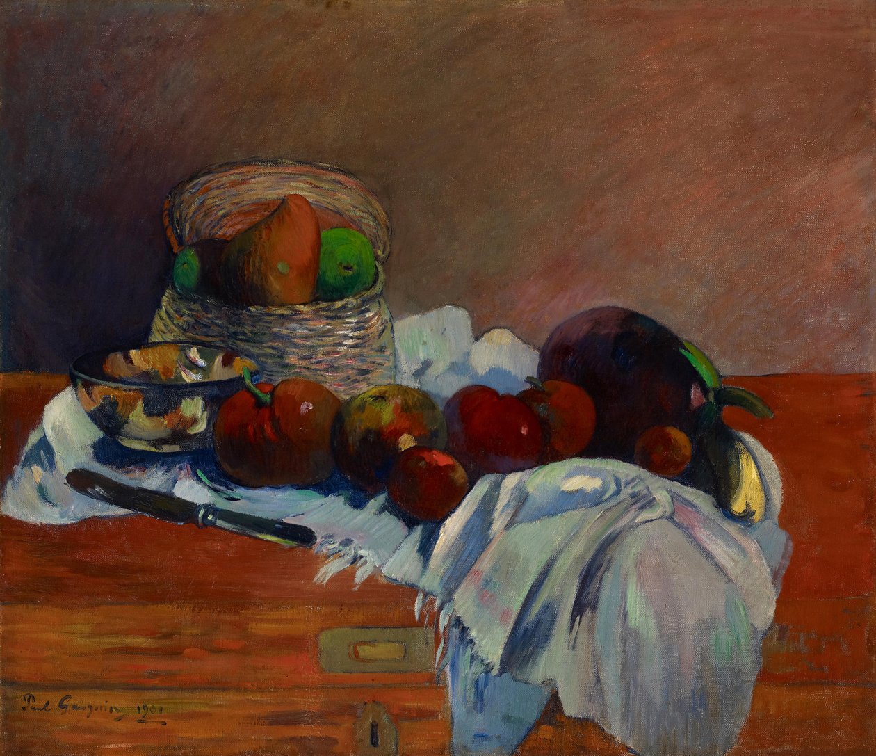 Frutas y cuchillo, 1901 de Paul Gauguin