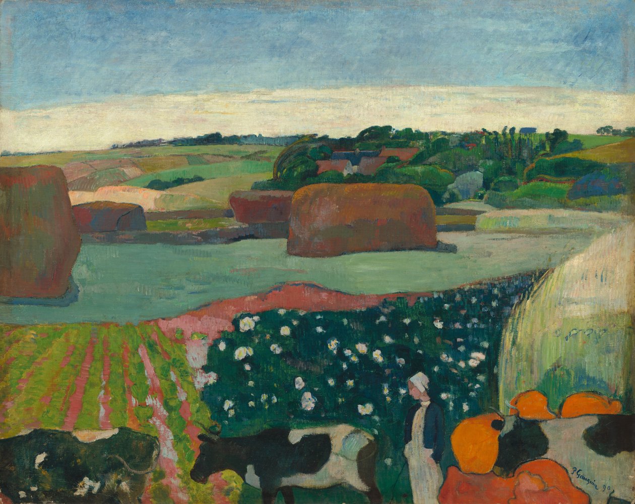 Almiar en Bretaña de Paul Gauguin