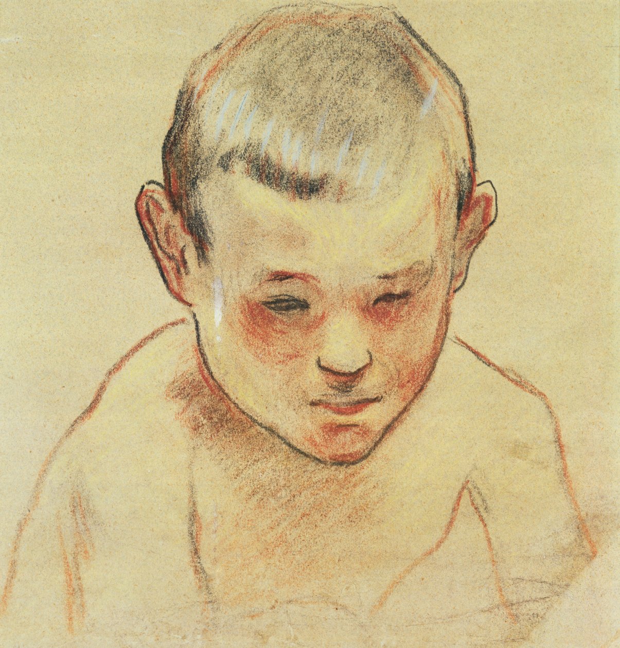 Cabeza de un Niño, c.1886-88 de Paul Gauguin