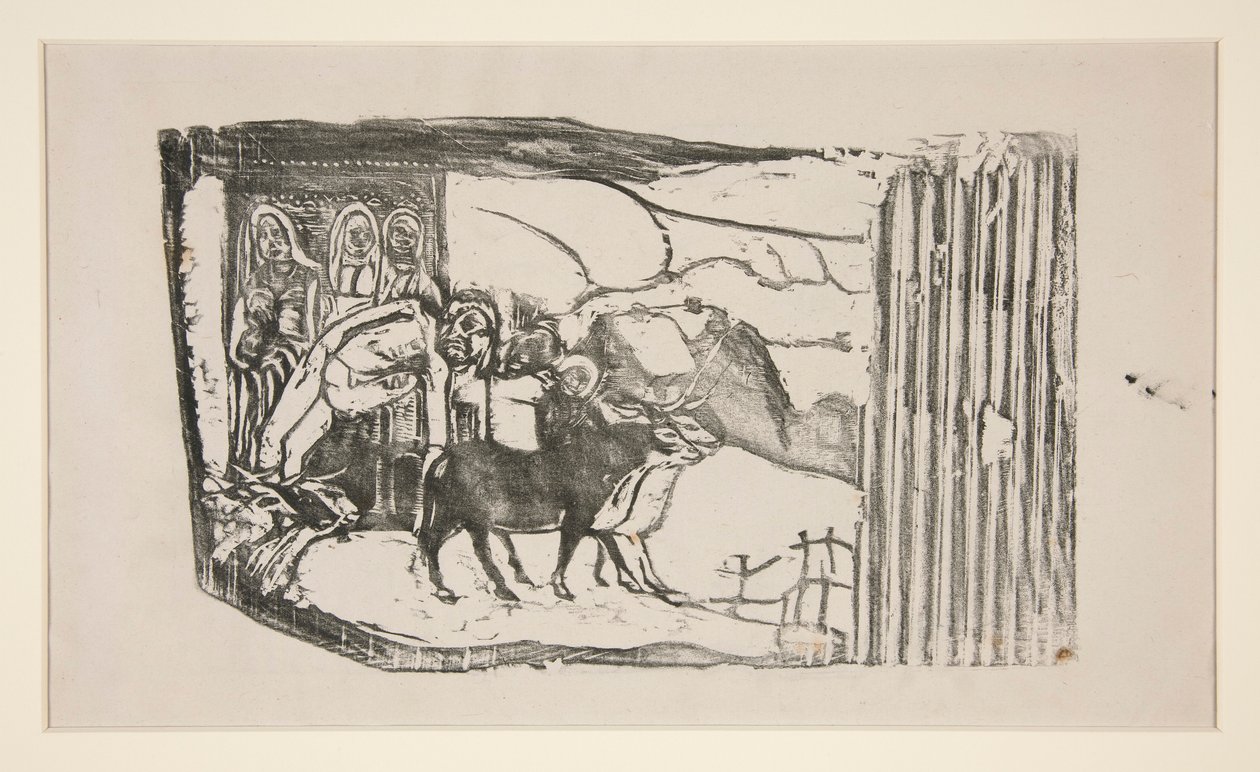 Le Calvaire Breton [Ermita de Bretaña] de Paul Gauguin