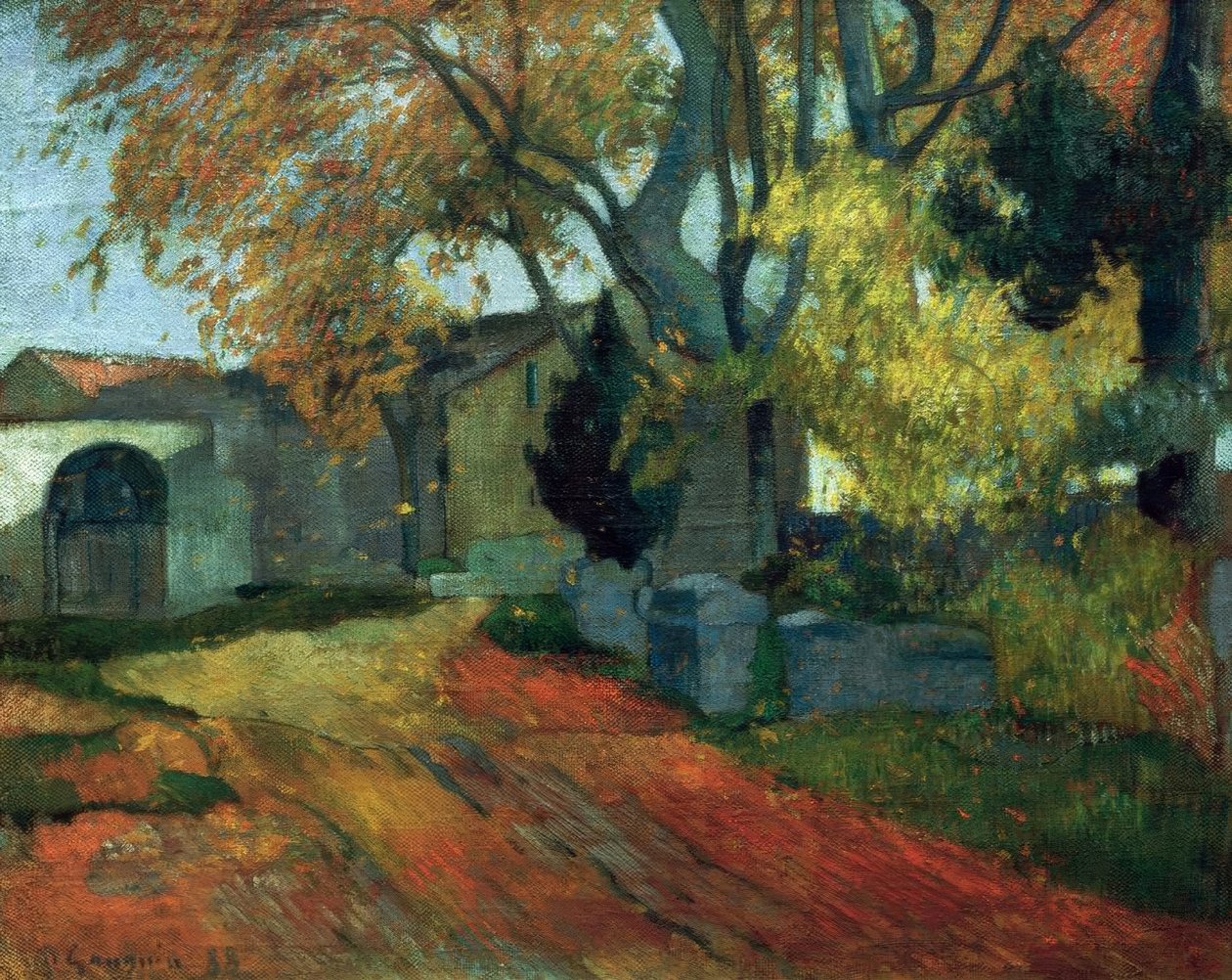 Les Alyscamps de Paul Gauguin