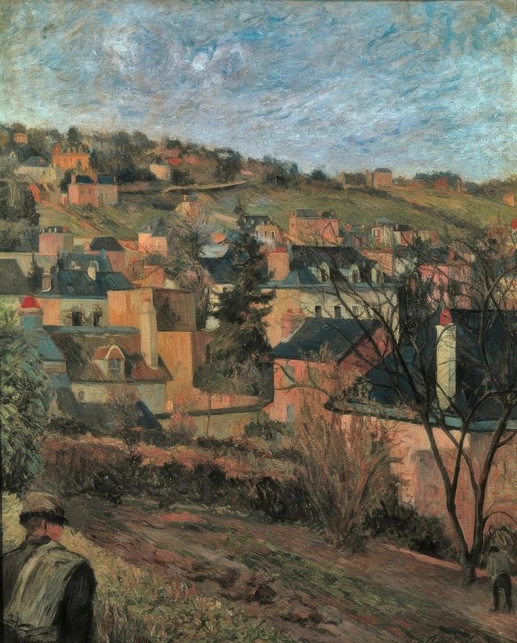 Los techos azules (Rouen) de Paul Gauguin