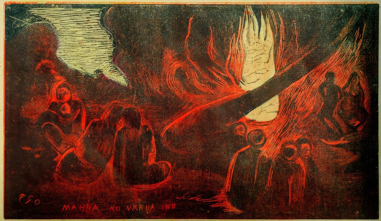 Mahana No Varua Ino de Paul Gauguin