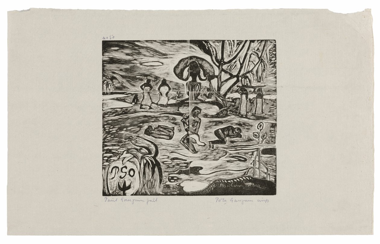 Mahana atua (Día del Dios) de Paul Gauguin