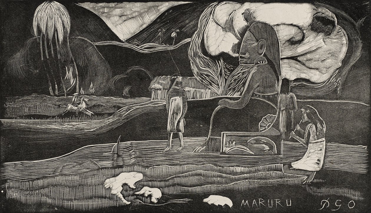 Maruru (Ofrendas de gratitud) de Paul Gauguin