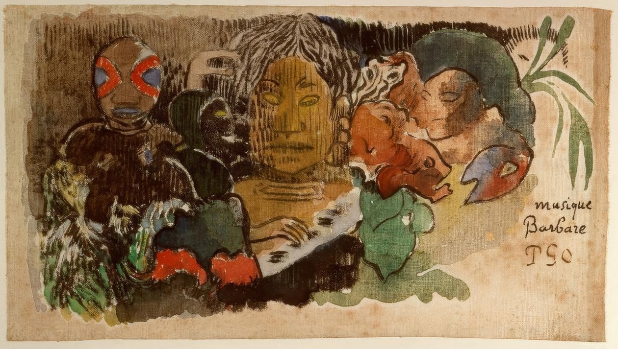 Música bárbara de Paul Gauguin