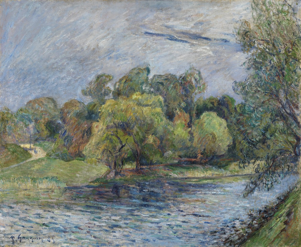 Parque Oestervold, Copenhague de Paul Gauguin