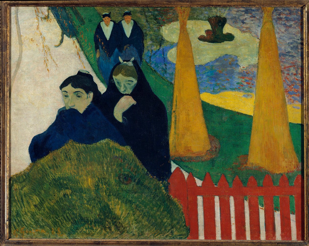 Ancianas en Arles de Paul Gauguin