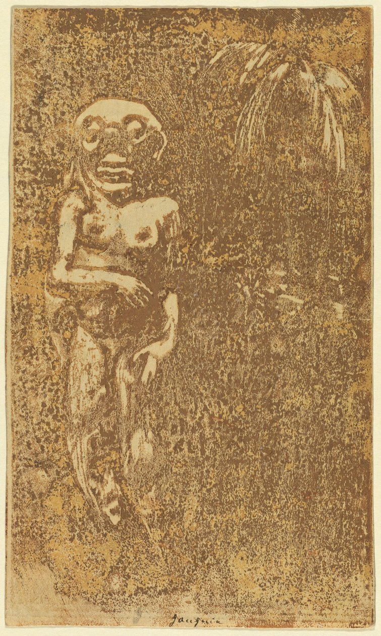 Oviri (El salvaje) [recto] de Paul Gauguin