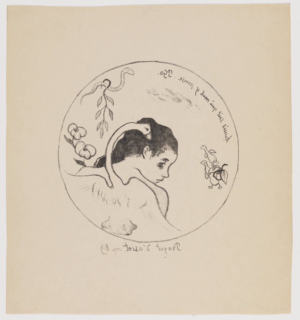 Proyecto de plato de Paul Gauguin