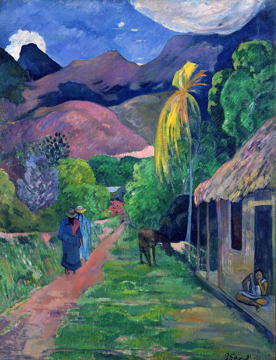 Calle de Tahití de Paul Gauguin