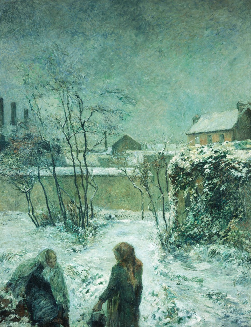Nieve, Carcel Road, 1883 de Paul Gauguin