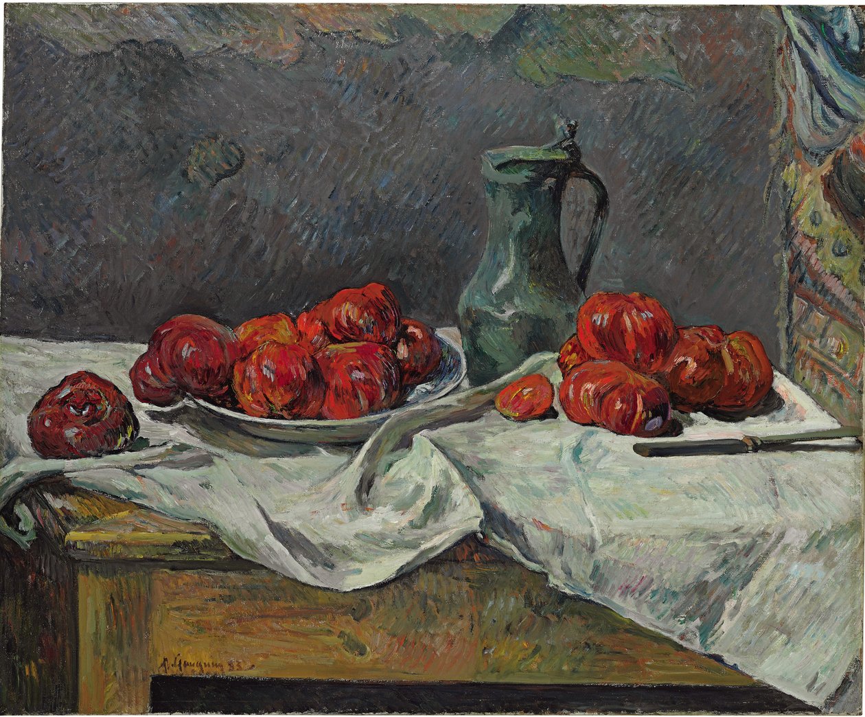 Naturaleza muerta con tomates, 1883 de Paul Gauguin