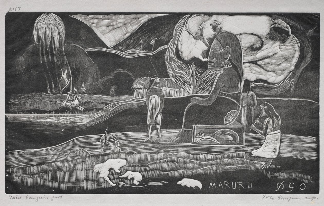 Serie Tahitiana: Adoración de Paul Gauguin