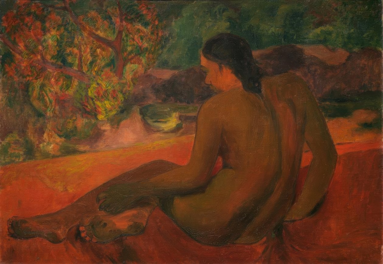 Mujer tahitiana de Paul Gauguin