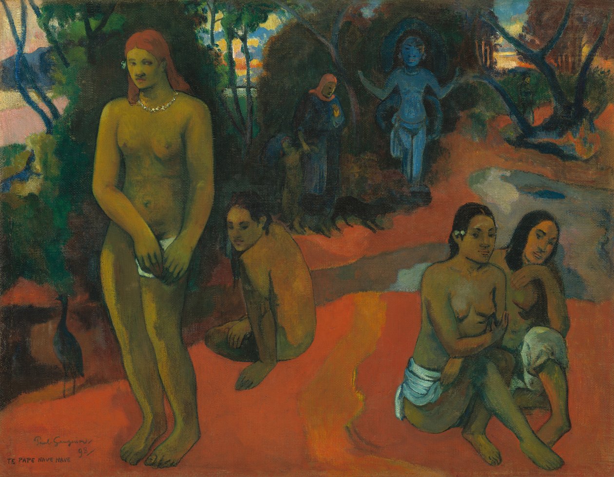 Te Pape Nave Nave (Aguas Delectables) de Paul Gauguin