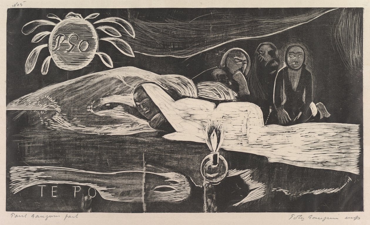 Te Po, 1893-94 de Paul Gauguin