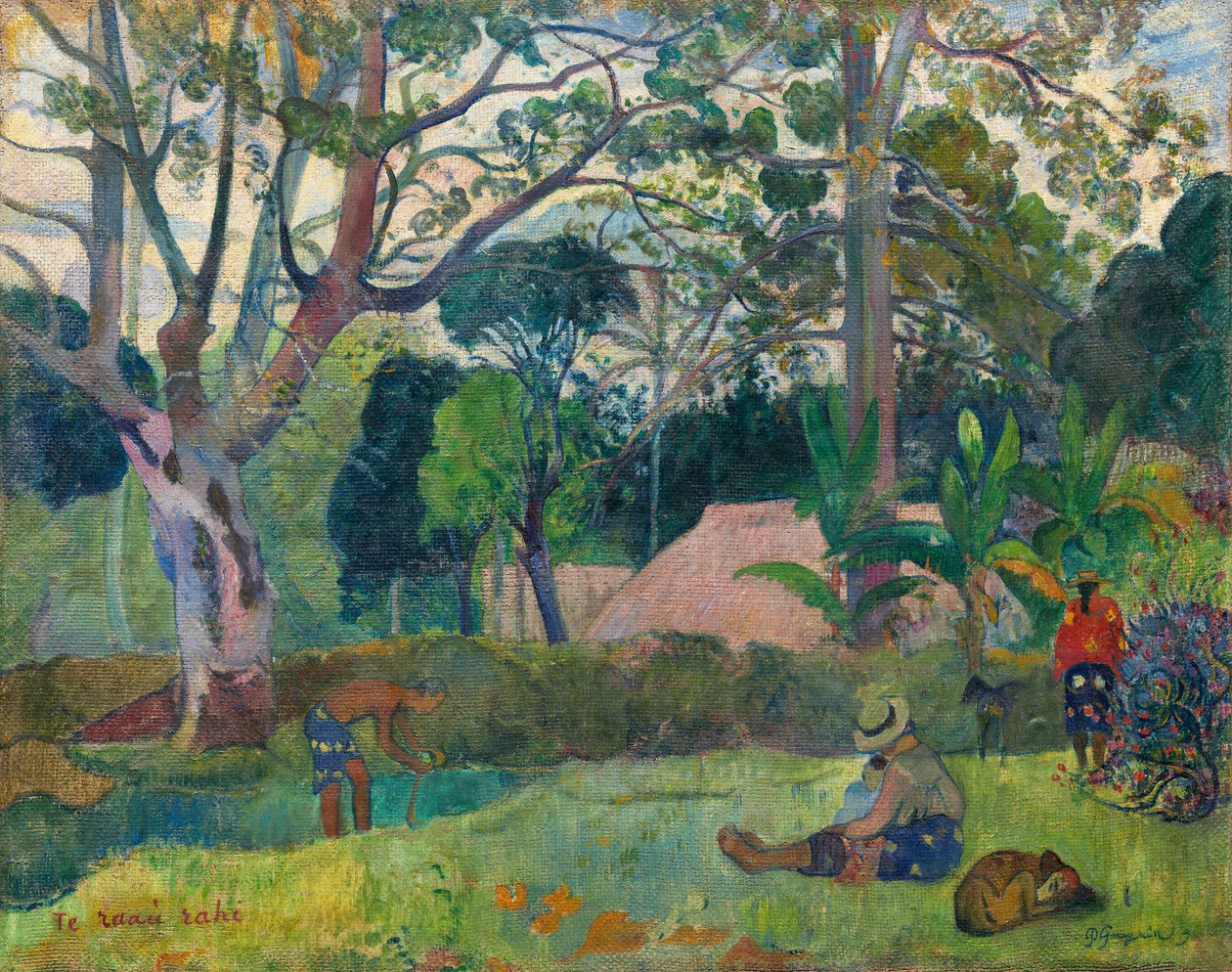 Te raau rahi (El gran árbol) de Paul Gauguin
