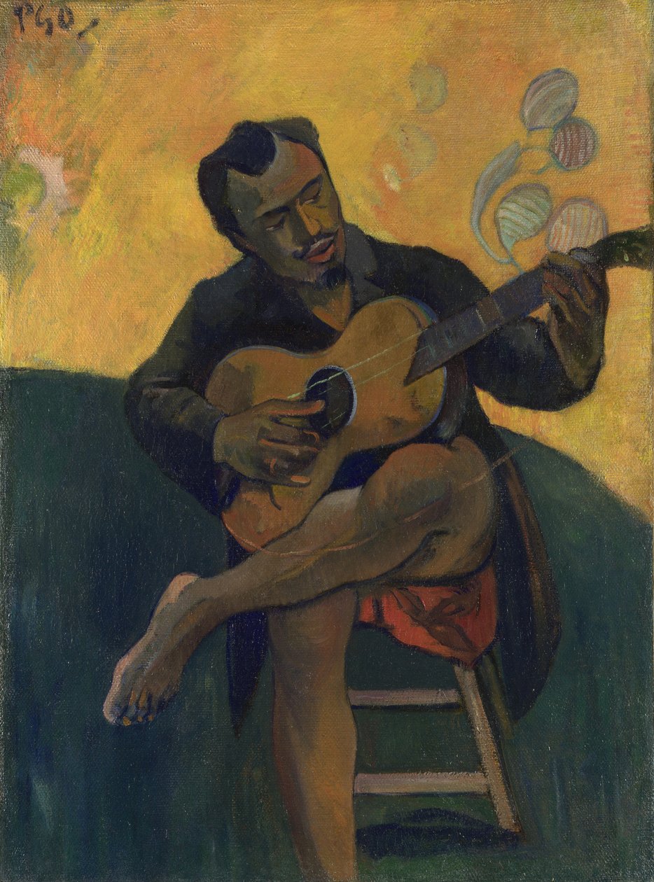 El guitarrista, 1894 de Paul Gauguin