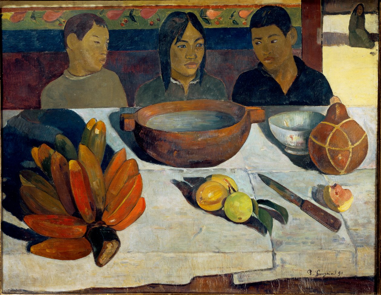 La comida o plátanos de Paul Gauguin
