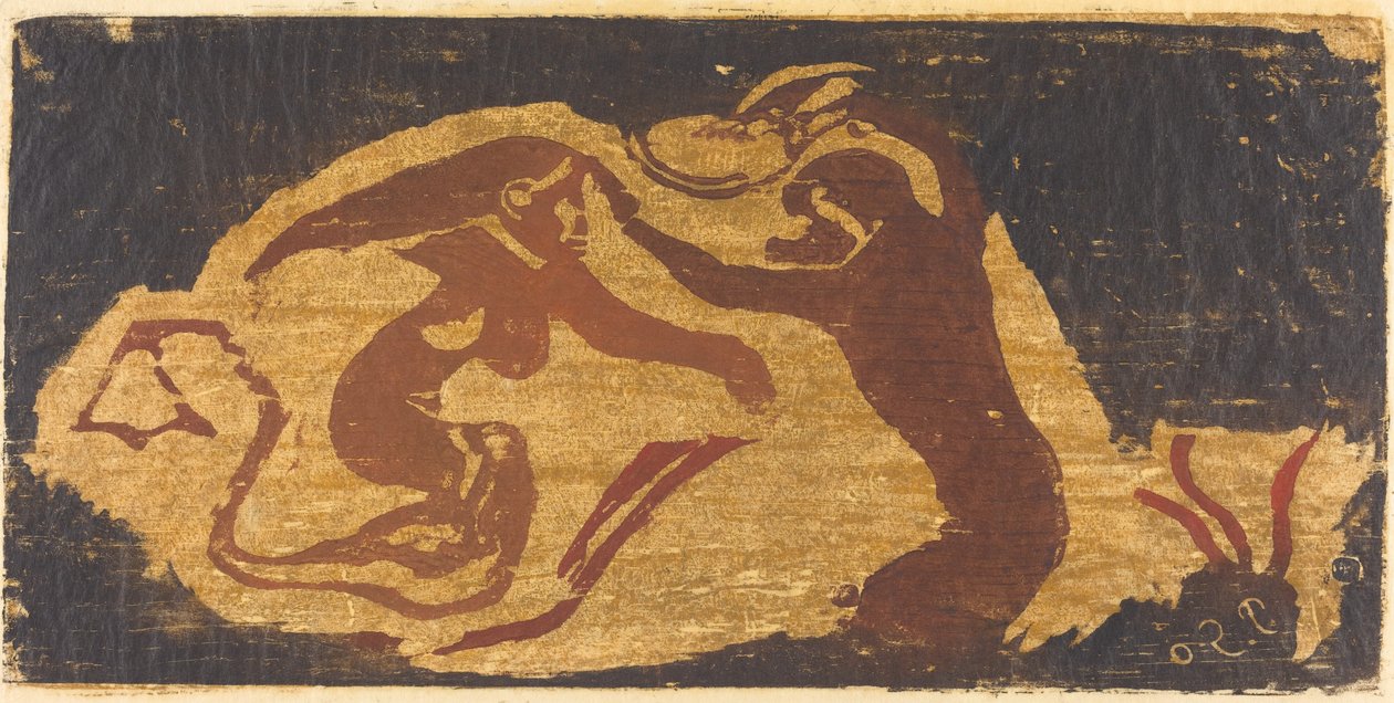 La sirena y el mono de Paul Gauguin
