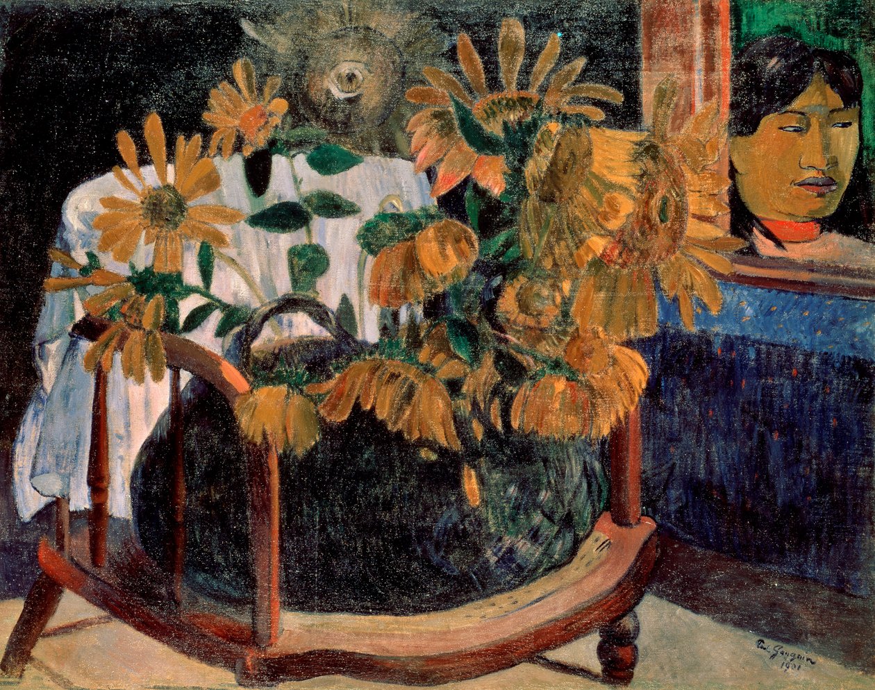 Los girasoles, 1901 de Paul Gauguin