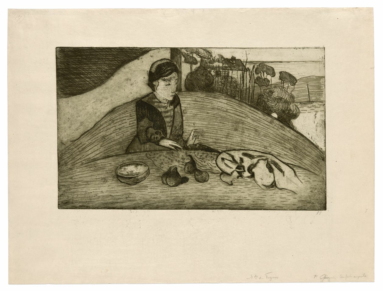 La mujer con higos de Paul Gauguin