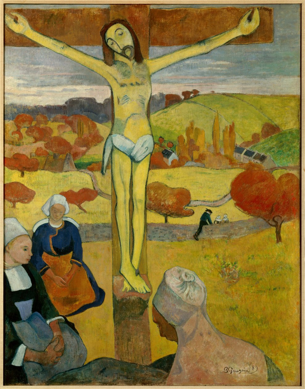 El Cristo Amarillo, 1889 de Paul Gauguin