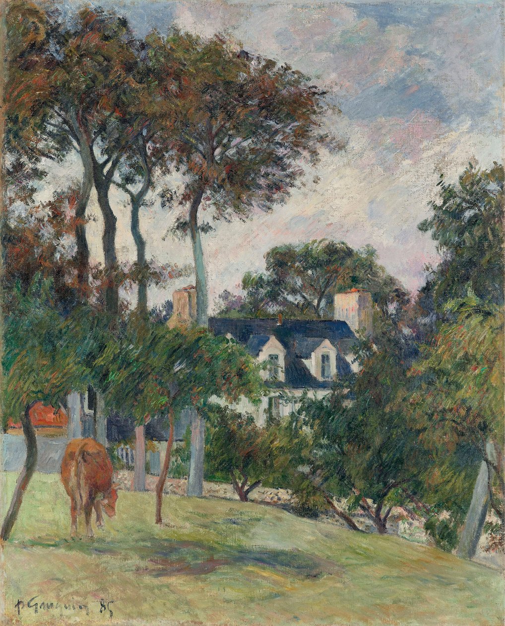 La Casa Blanca, 1885 de Paul Gauguin