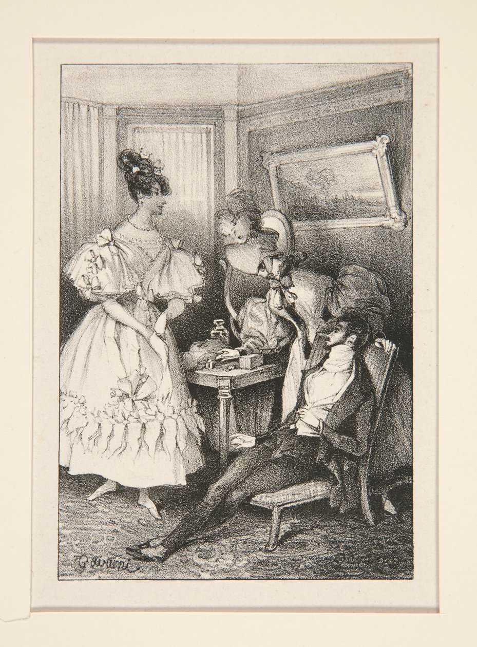 (?). (CON VOULA PRETE.) de Paul Gavarni