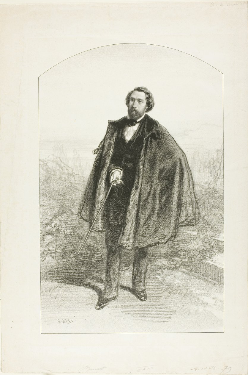 Alfred de Musset de Paul Gavarni