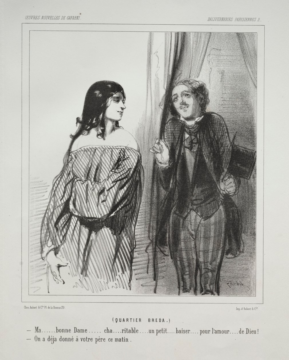 Baliverneries Parisiennes de Paul Gavarni