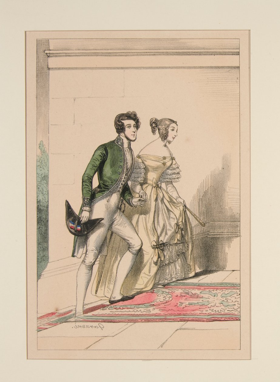 TRAJE DE LA CORTE 1837, de Paul Gavarni