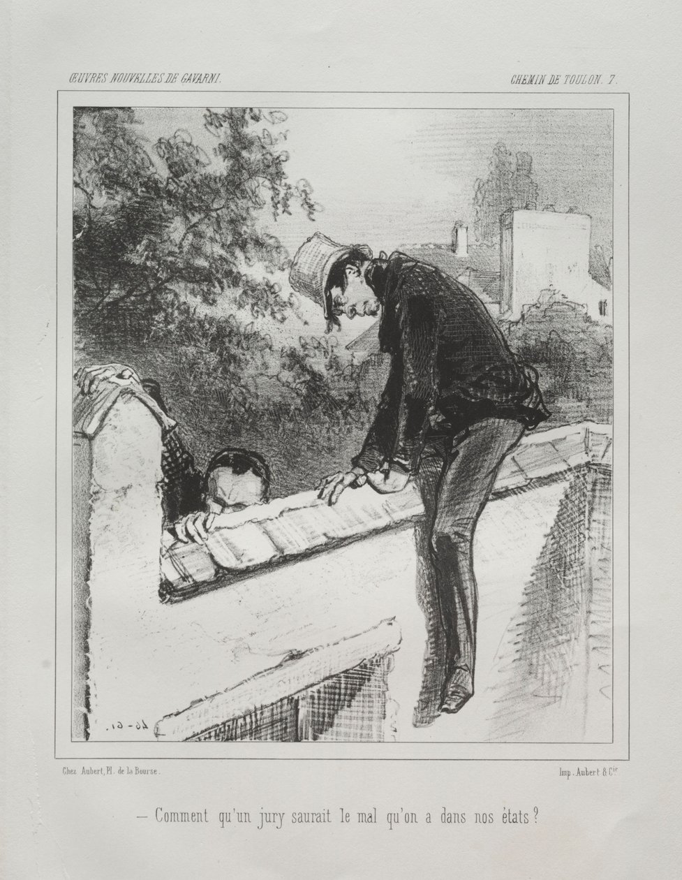 Chemin de Toulon de Paul Gavarni